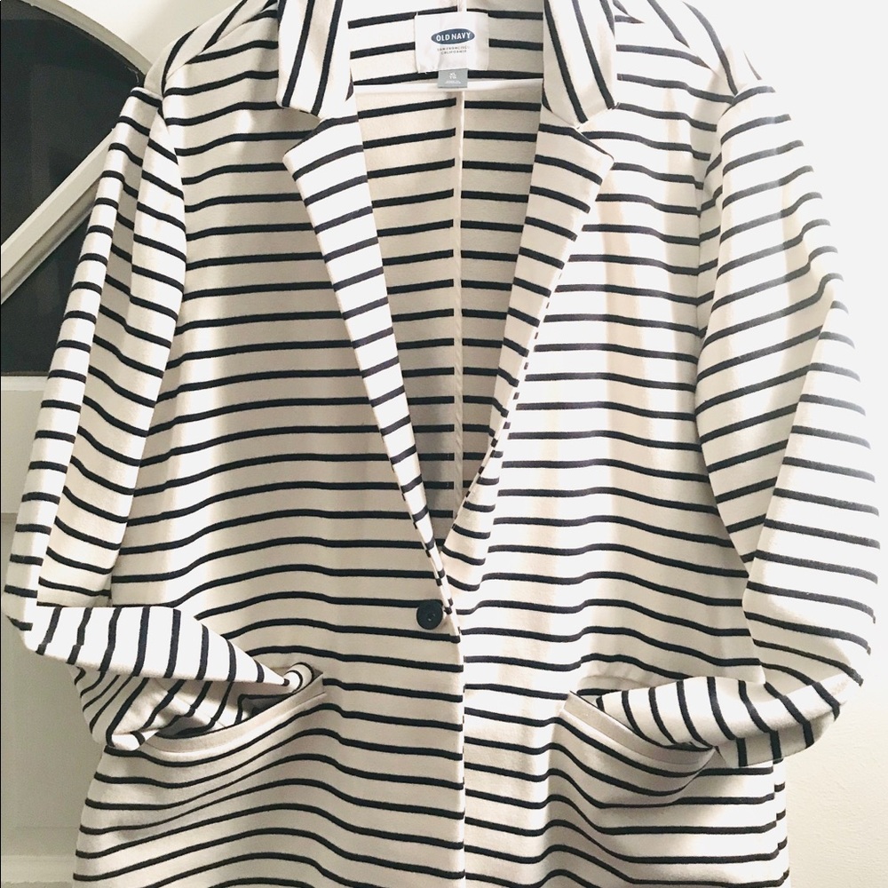 👜 Lk New Old Navy Stretch Ponte Blazer Jacket 1x